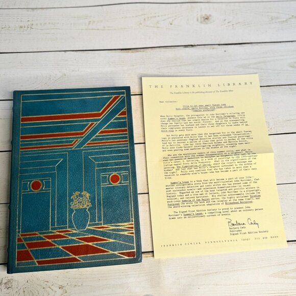 Summer's Lease John Mortimer SIGNED First Edition 1988 Franklin Library Leather - Picture 6 of 15